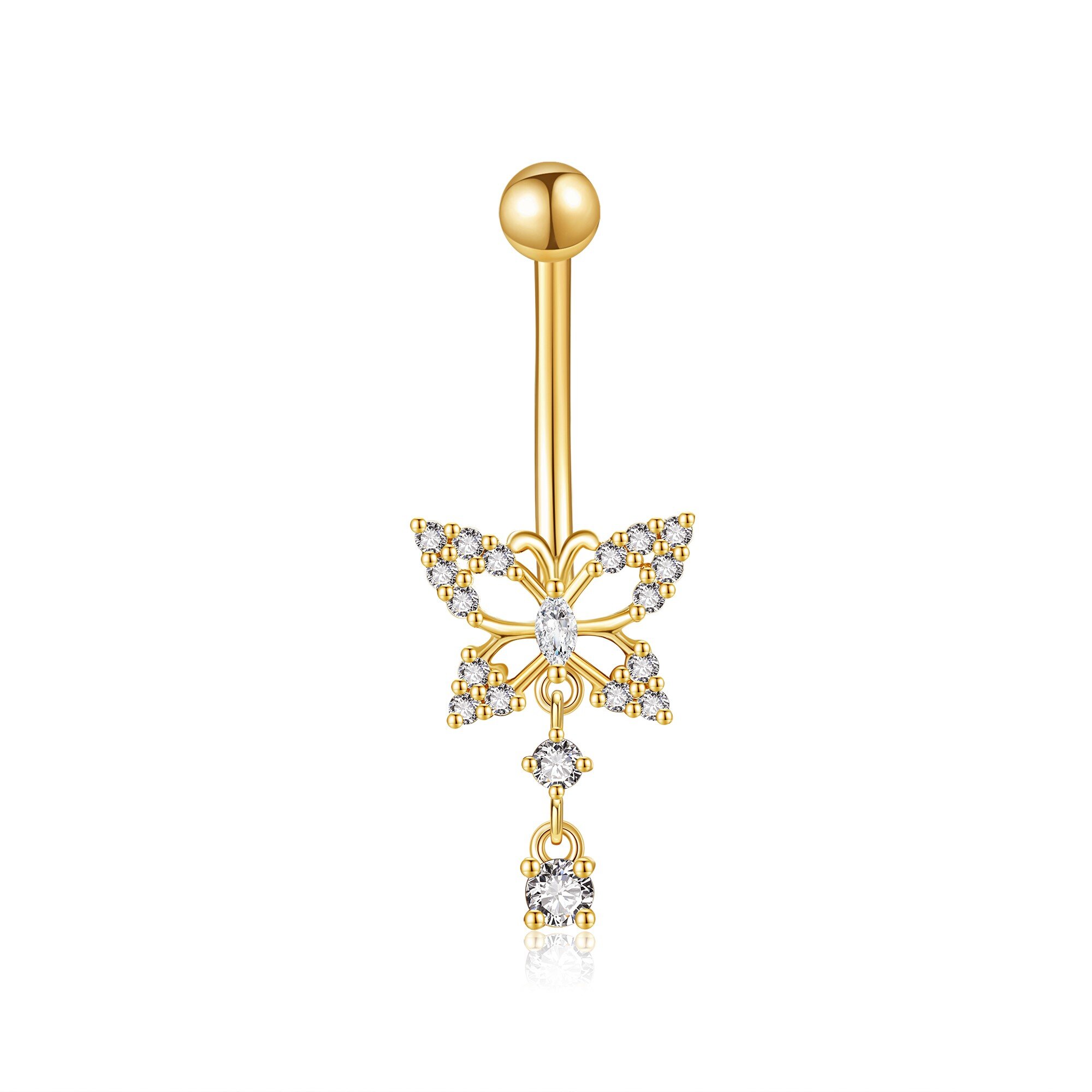 14K Gold Cubic Zirc… - image