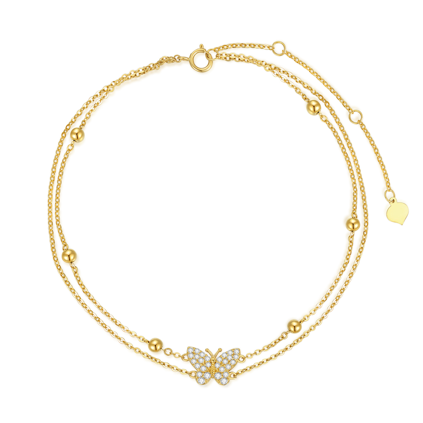 14K Gold Cubic Zirc… - image