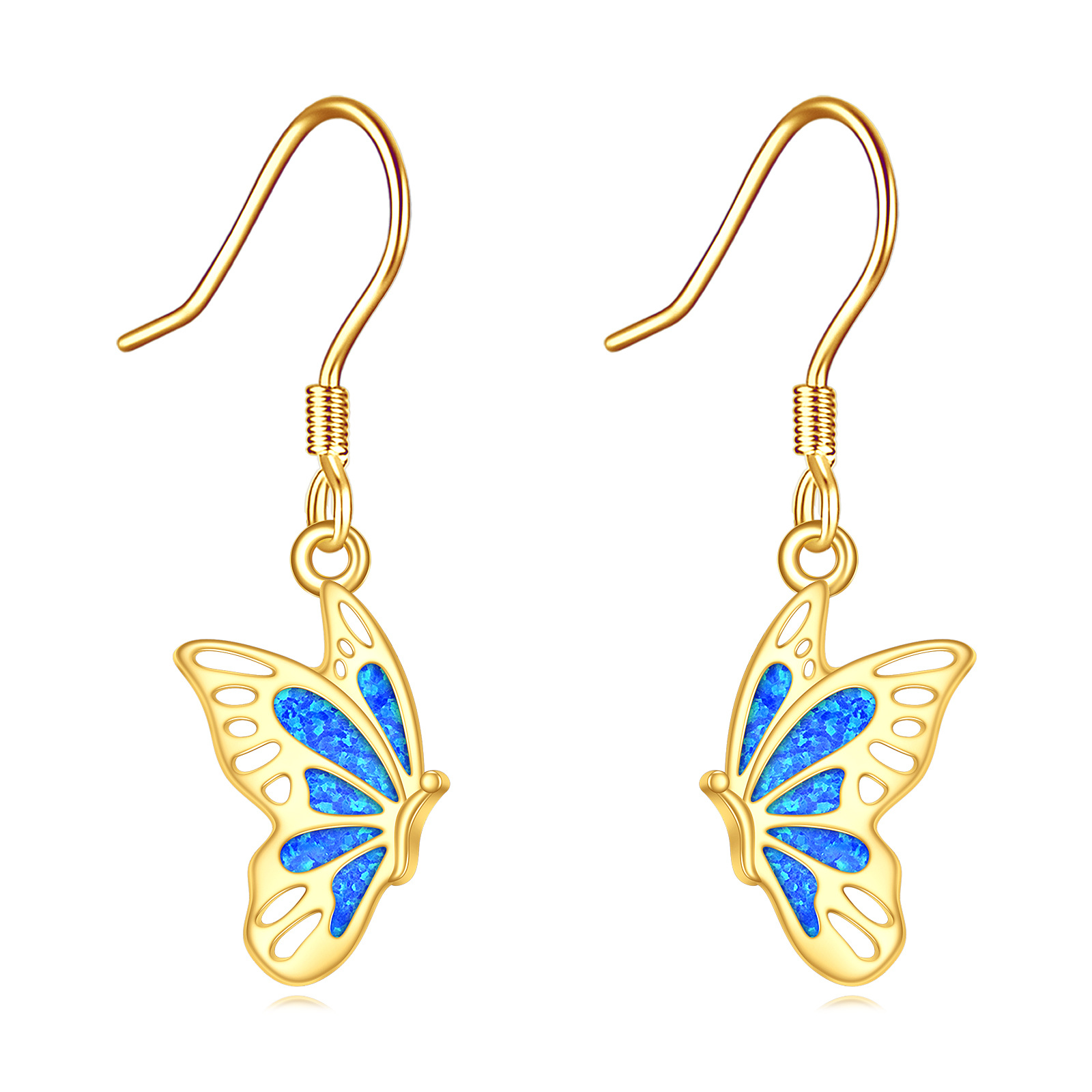 14K Gold Butterfly … - image