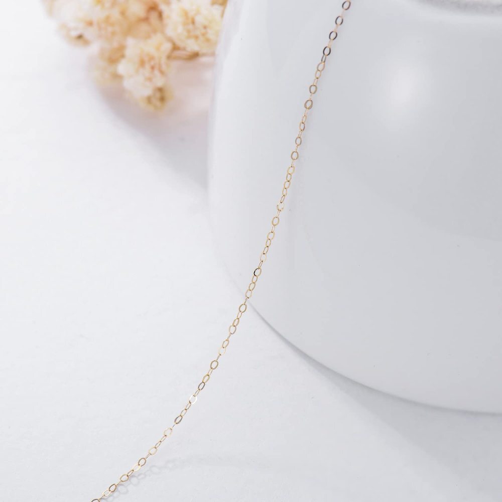 Collier à chaîne en or 10K-3