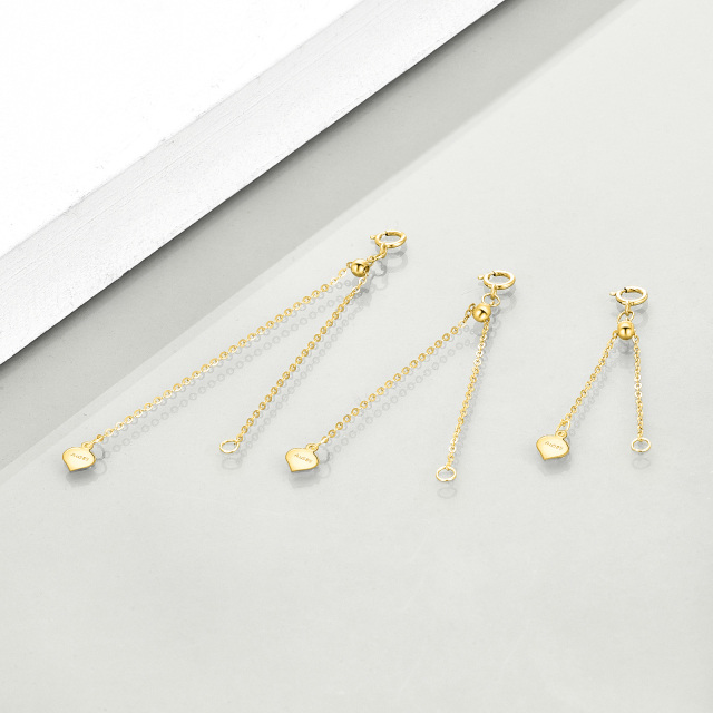 Colar com corrente em ouro 14K-4