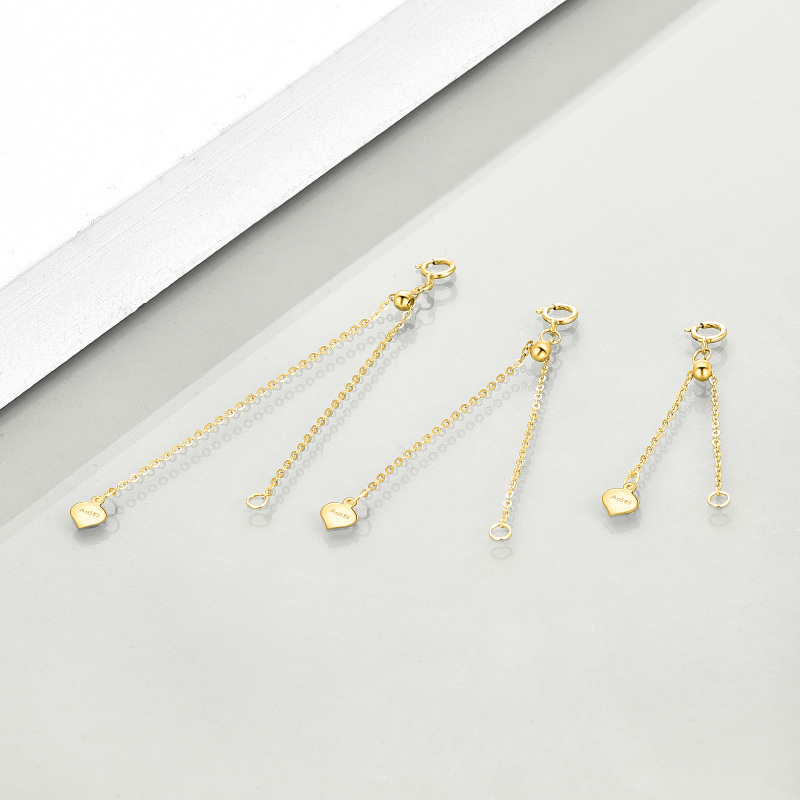 10K Gold Cable Chain Necklace-4