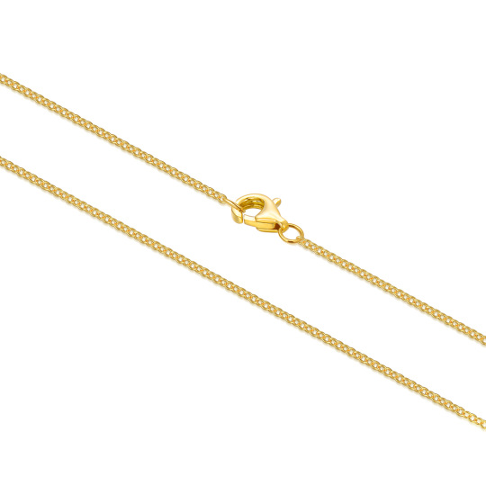 14K Gold Cable Chain Necklace