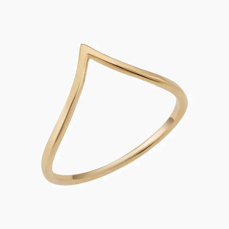 14K-Gold- Chevron-Stapelring-4