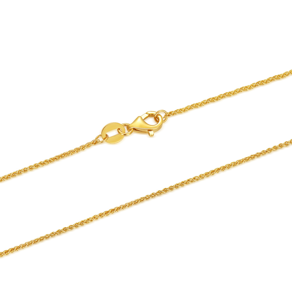 10K Gold Chopin Chain Necklace-1