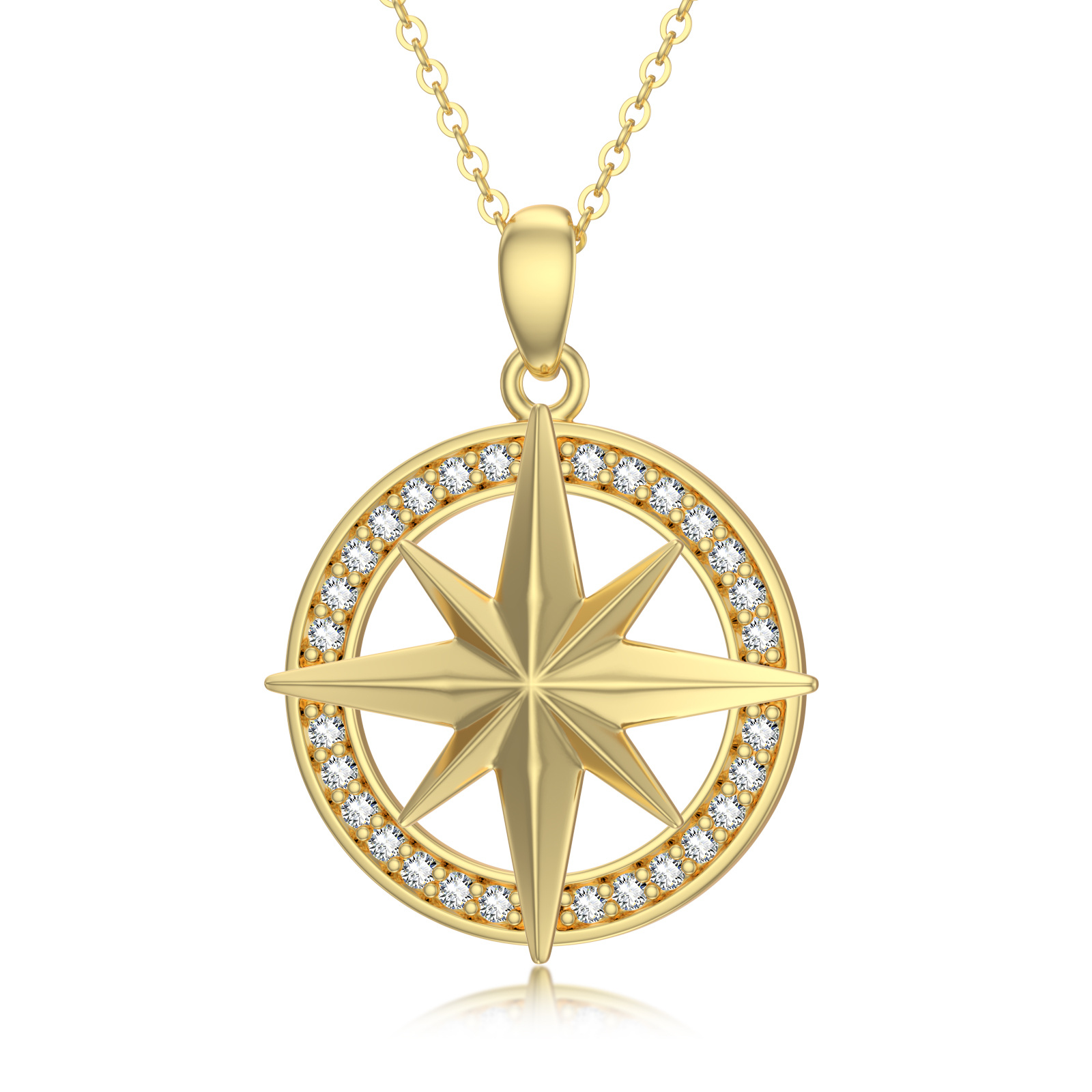 14K Gold Circular S… - image