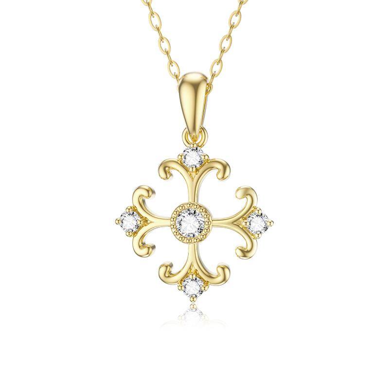 14K Gold Circular S… - image