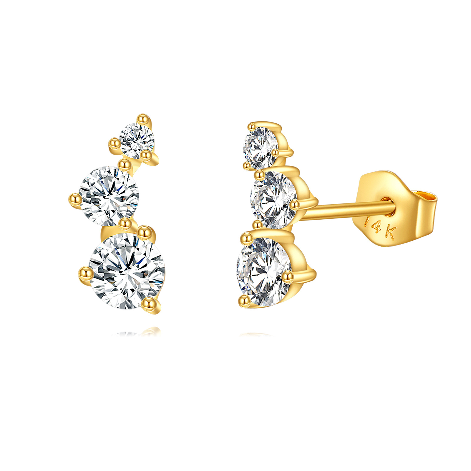14K Gold Circular S… - image