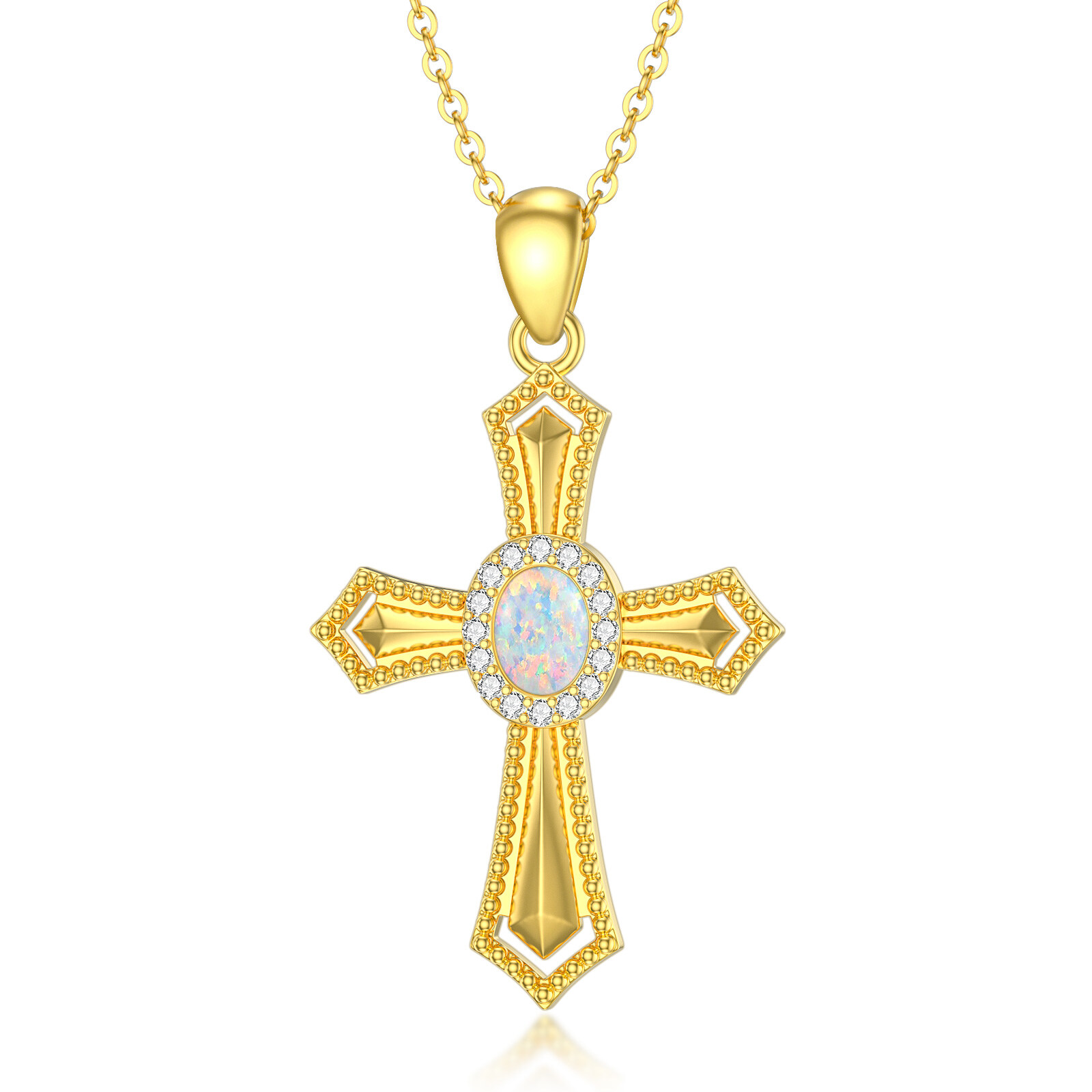 14K Gold Circular S… - image