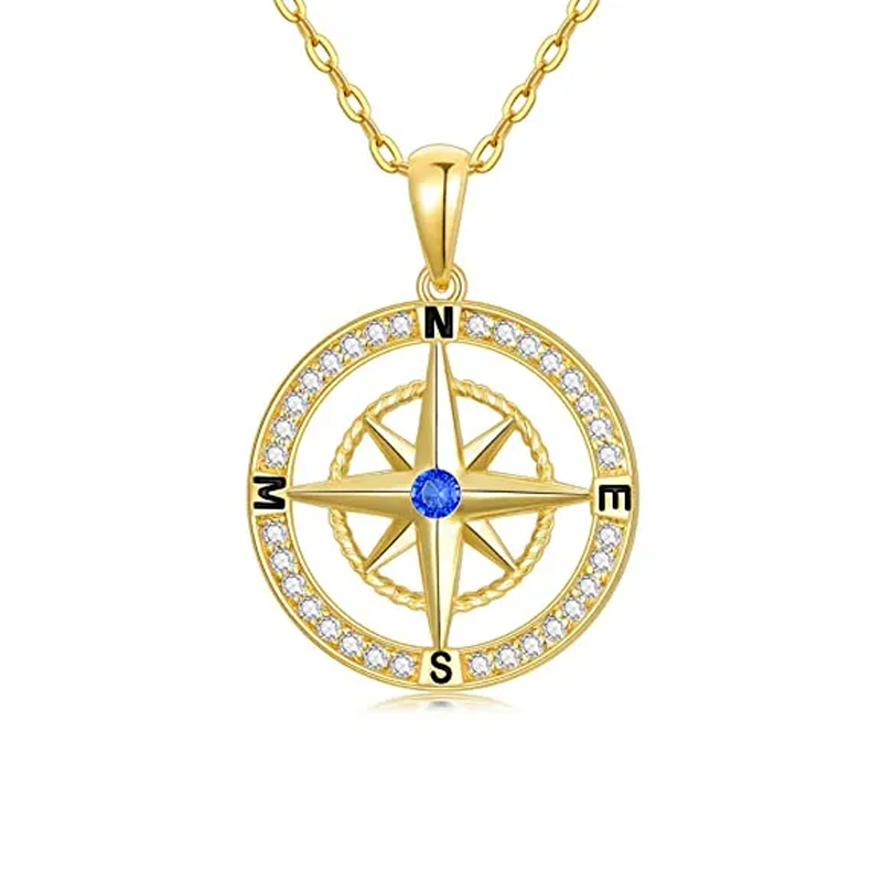 14K Gold Cubic Zirc… - image