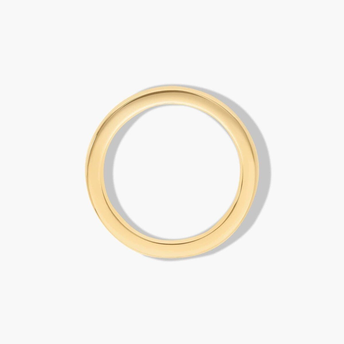 Fede nuziale in oro 10K Contour da 2 mm-4