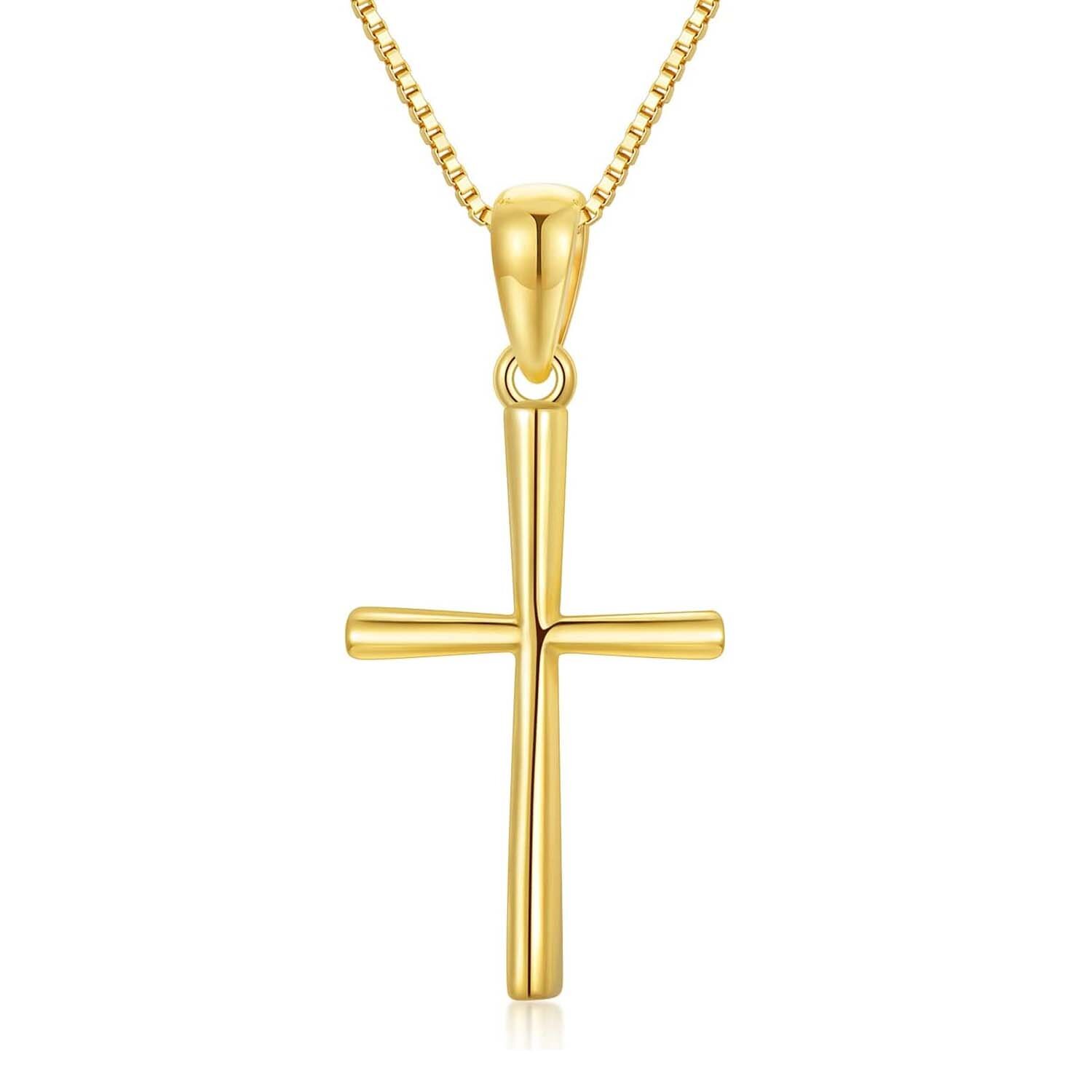 14K Gold Cross Box … - image