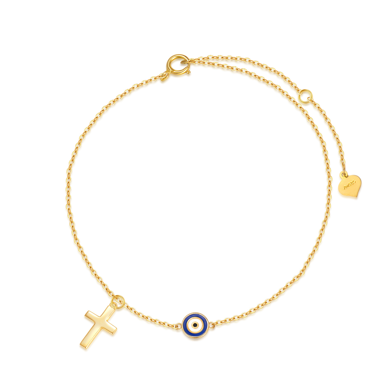 14K Gold Cross & Ev… - image