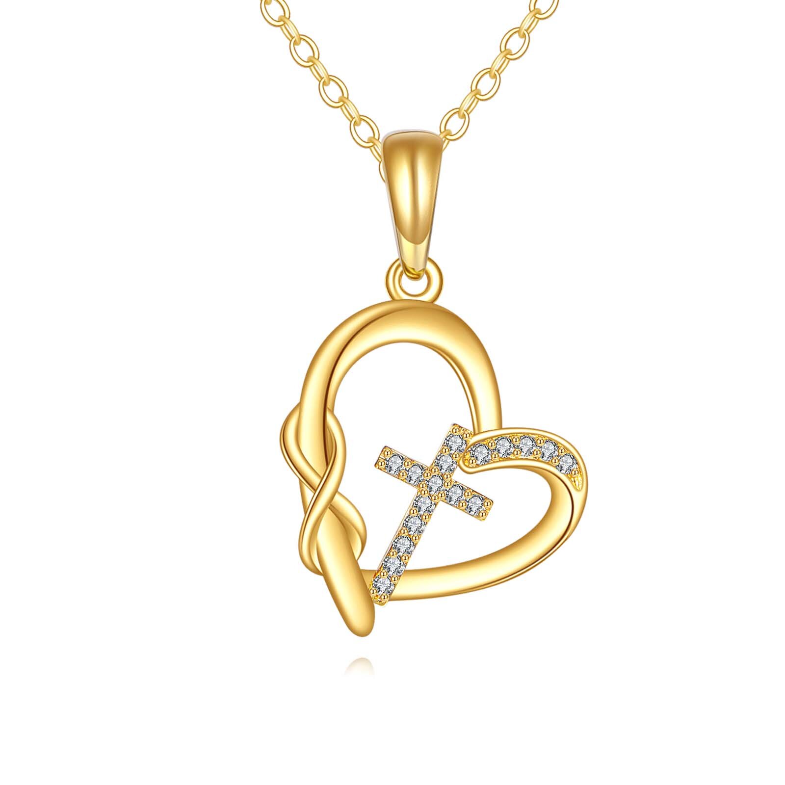 14K Gold Cubic Zirc… - image