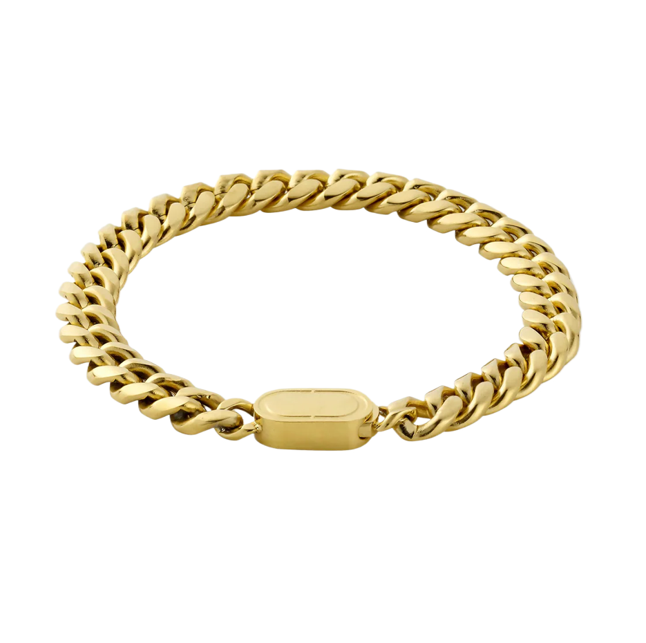 14K Gold Cuban Link Chain for Men 8mm-1