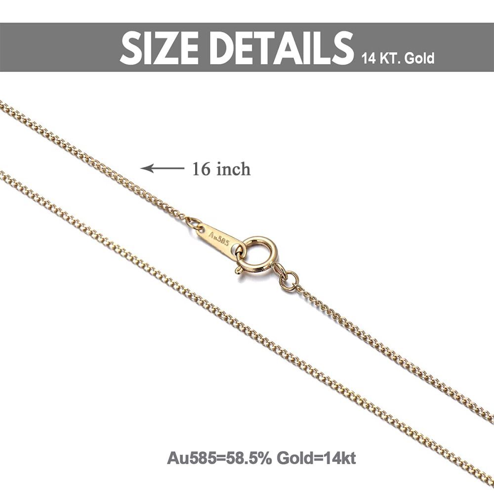 Collier à maillons en or 10K-5
