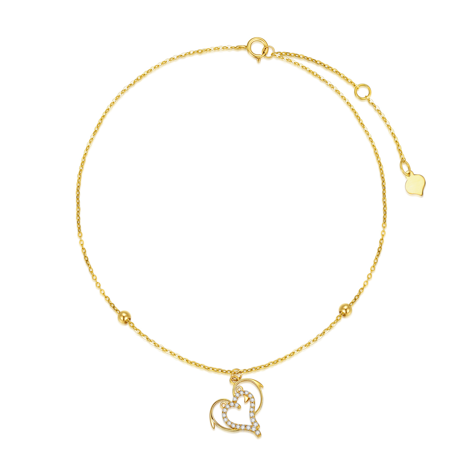 14K Gold Cubic Zirc… - image