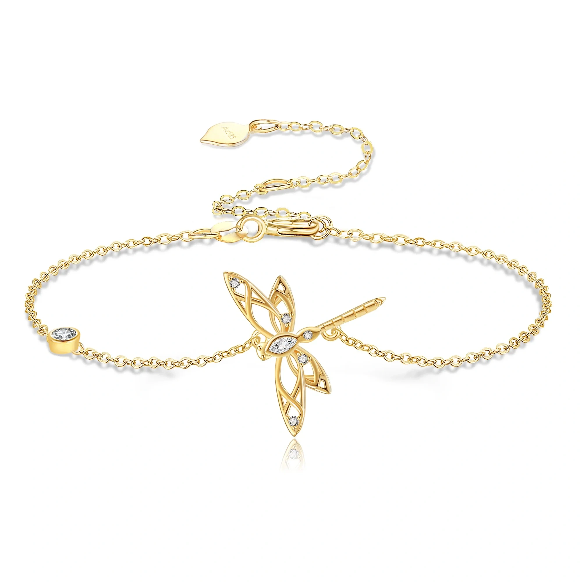 14K Gold Cubic Zirc… - image