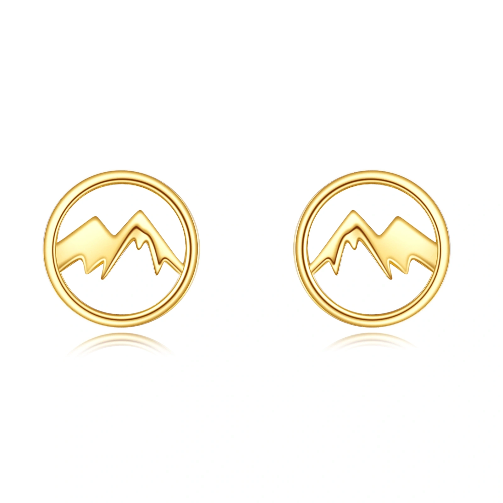 14K Gold Earrings S… - image