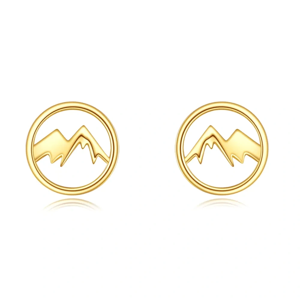 10K Gold Earrings Solid Gold Earrings Jewelry Christmas Gifts for Women Girls-1