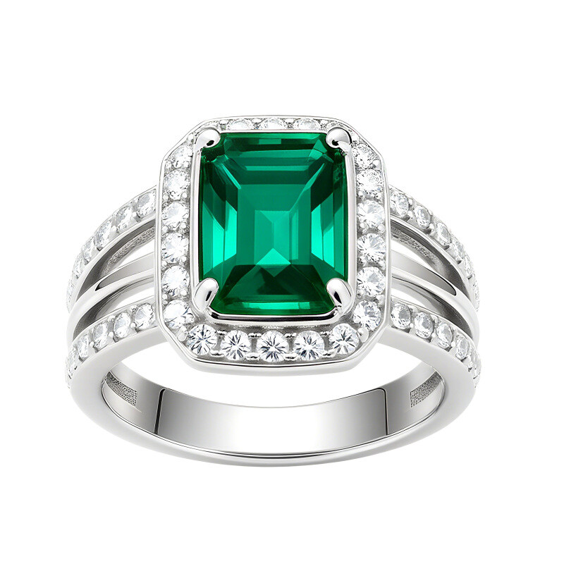 14K-Gold-Smaragdschliff-Smaragd-Verlobungsring-2
