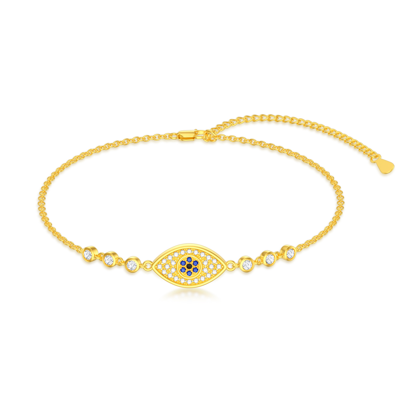 14K Gold Cubic Zirc… - image