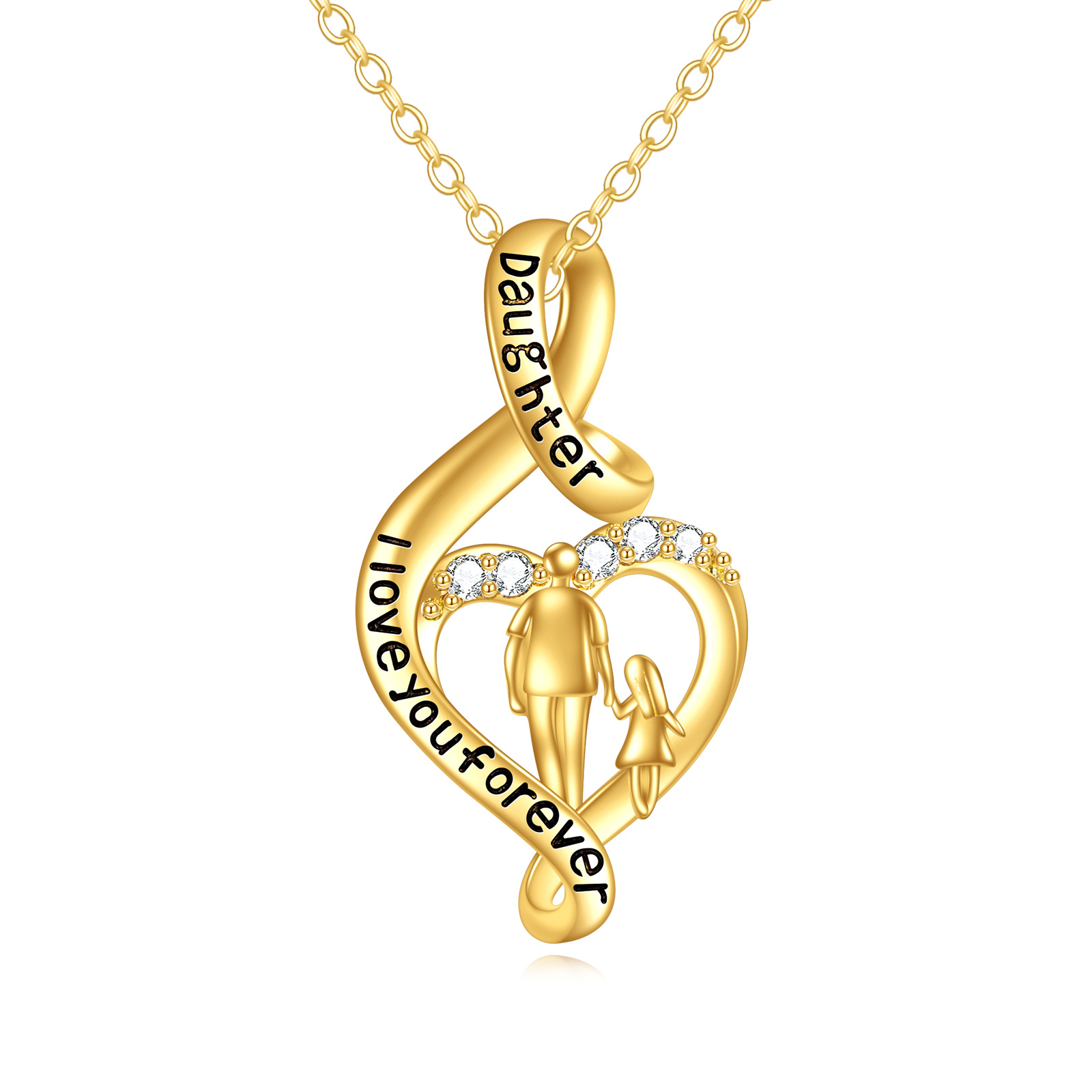 14K Gold Cubic Zirc… - image