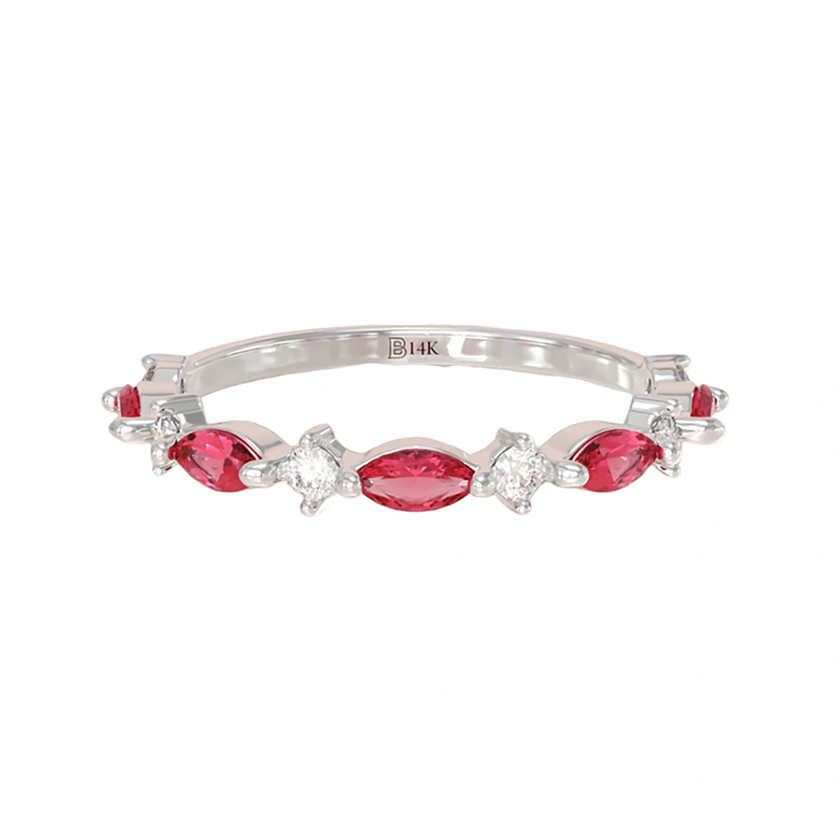 14K Gold Cubic Zirc… - image