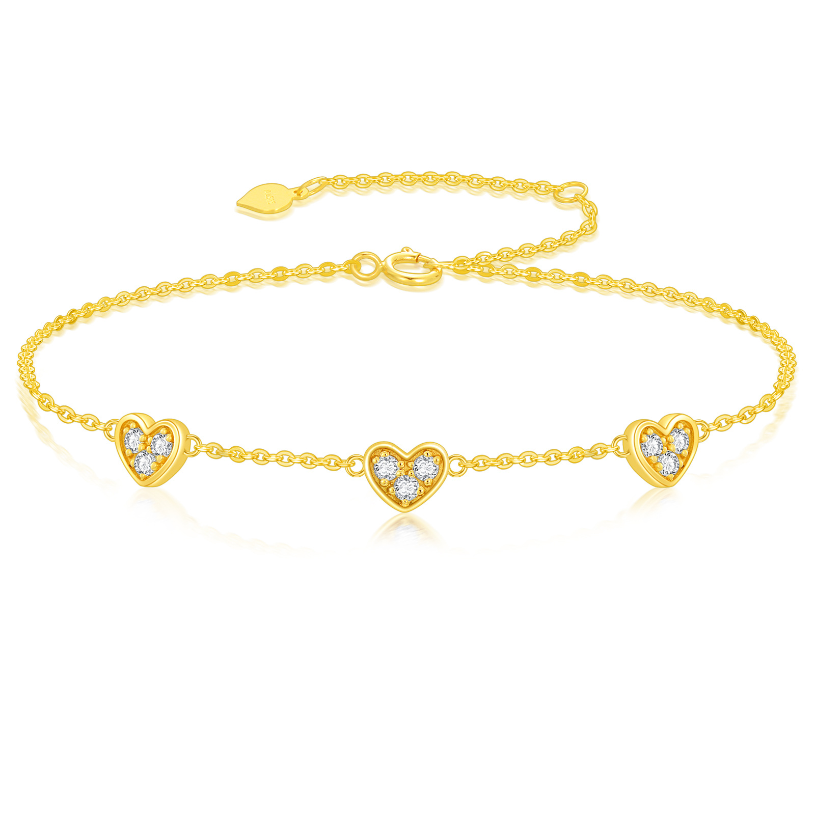 14K Gold Cubic Zirc… - image