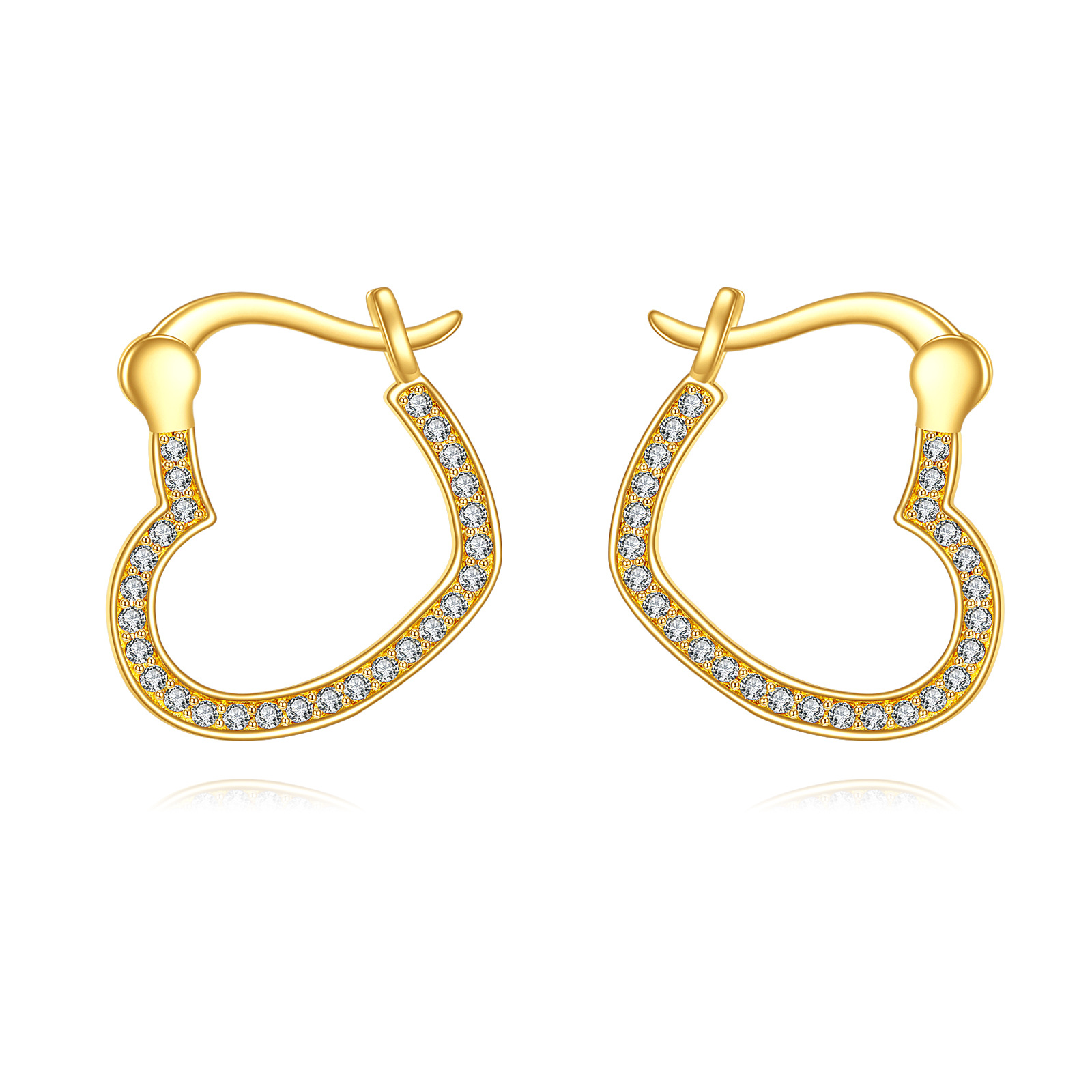 14K Gold Cubic Zirc… - image