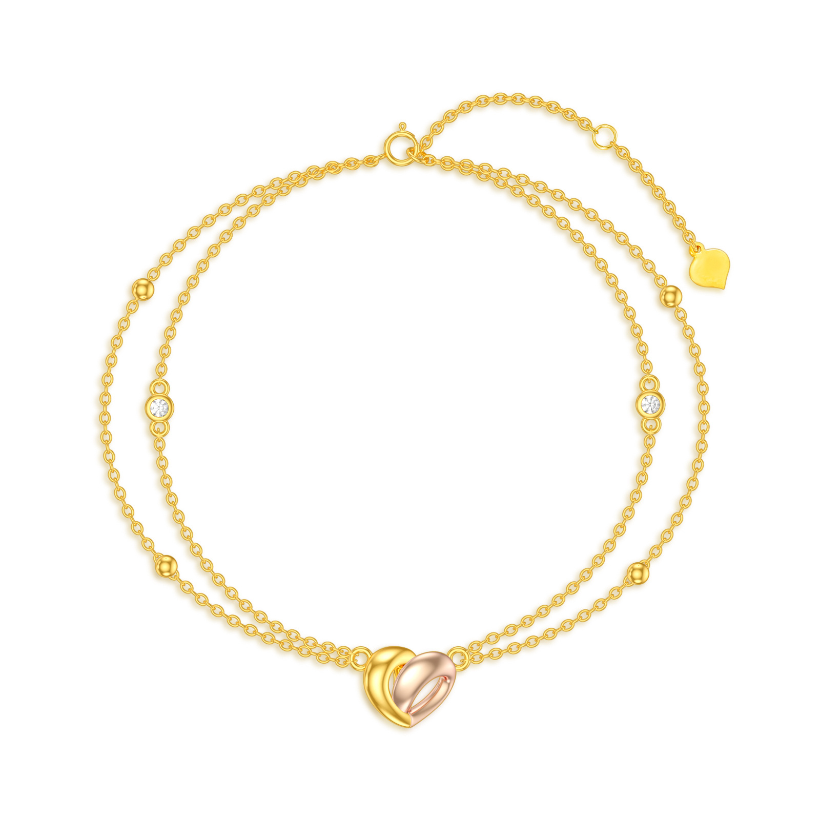 14K Gold Cubic Zirc… - image