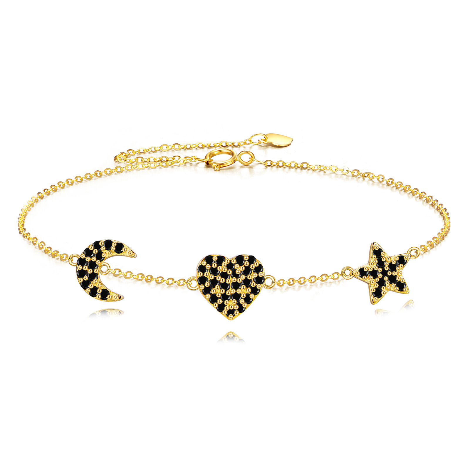 14K Gold Cubic Zirc… - image