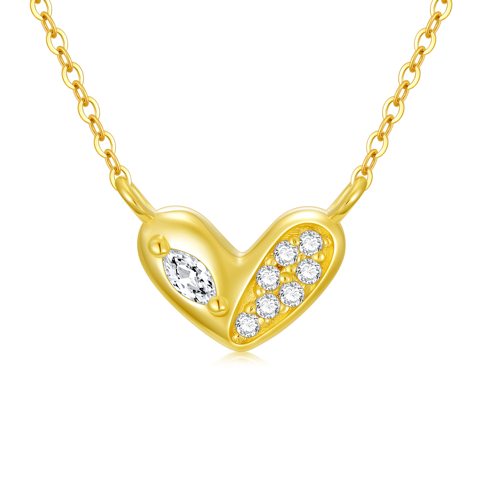 14K Gold Moissanite… - image
