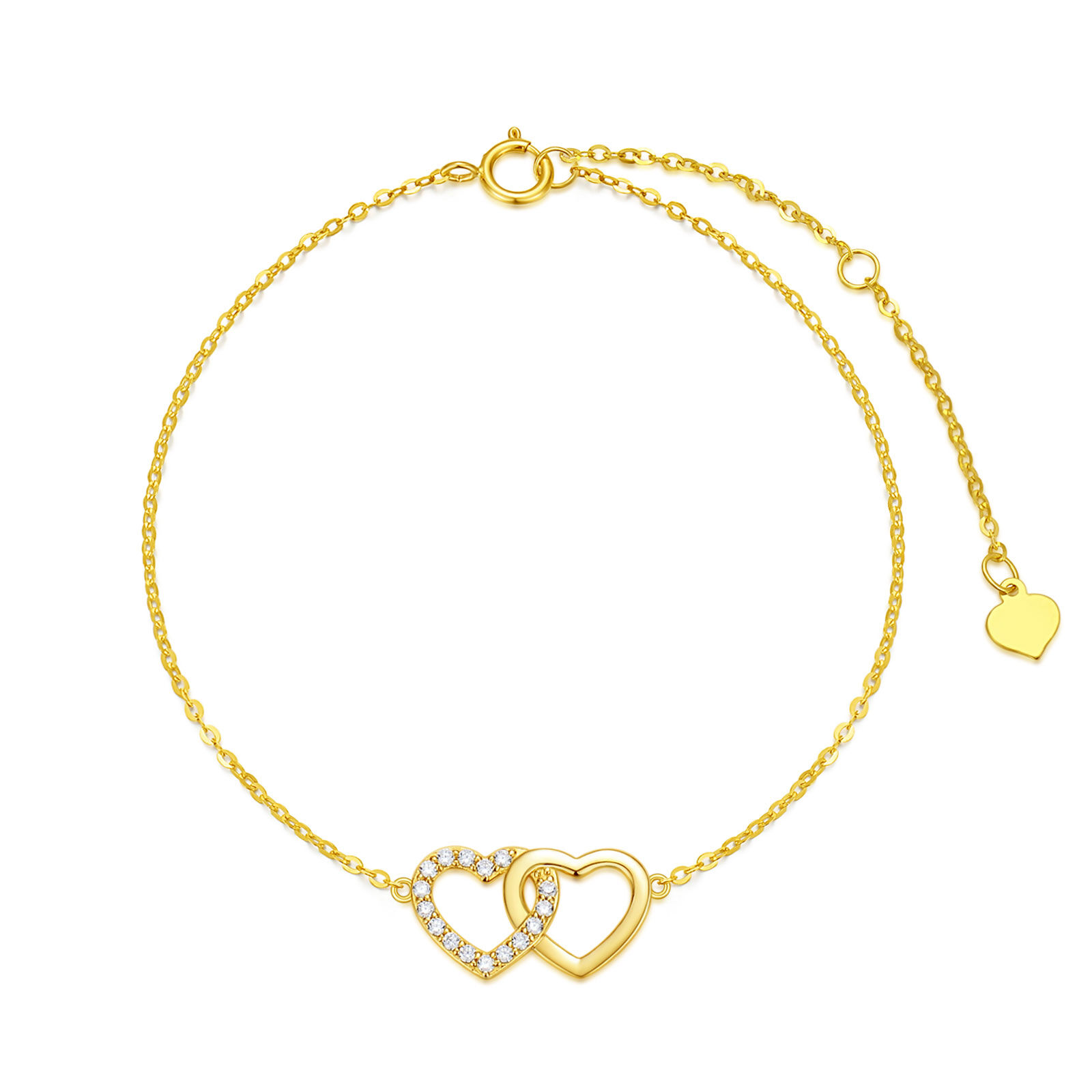 14K Gold Cubic Zirc… - image