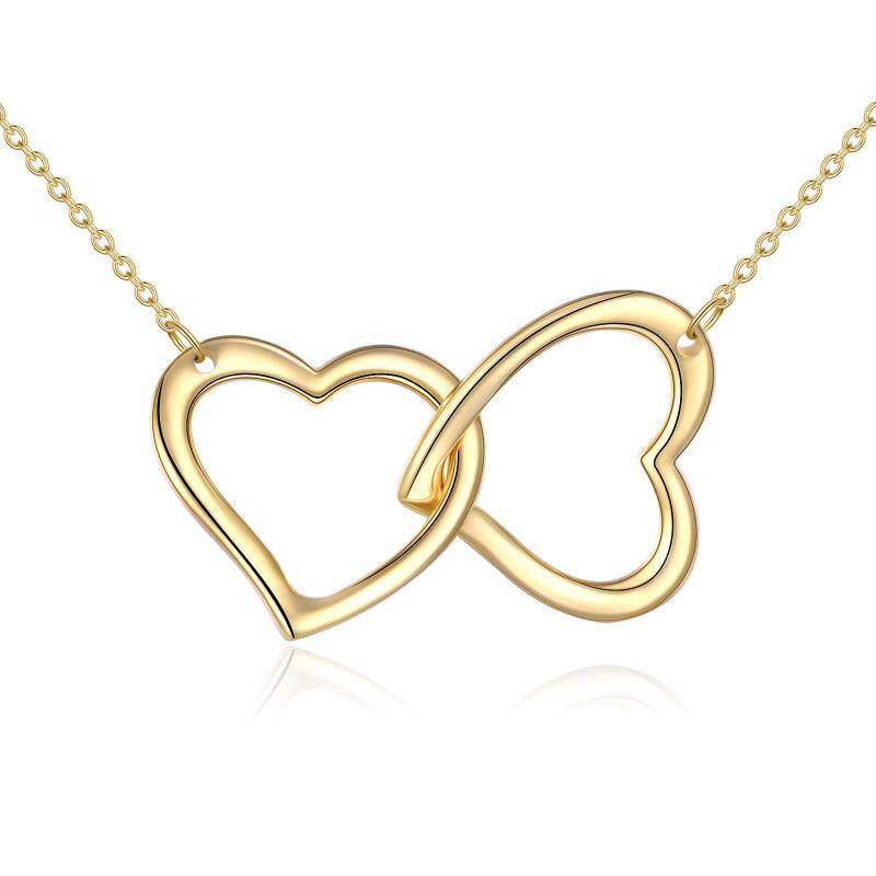 14K Gold Heart Pend… - image