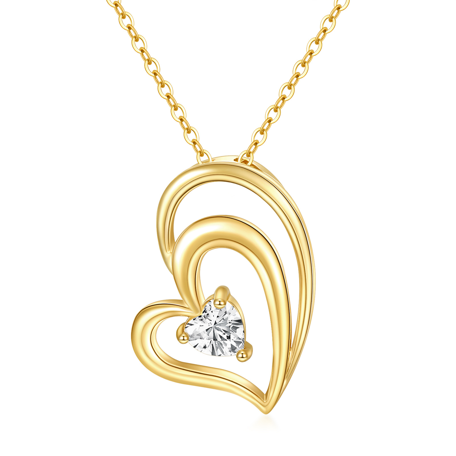 14K Gold Interlocki… - image