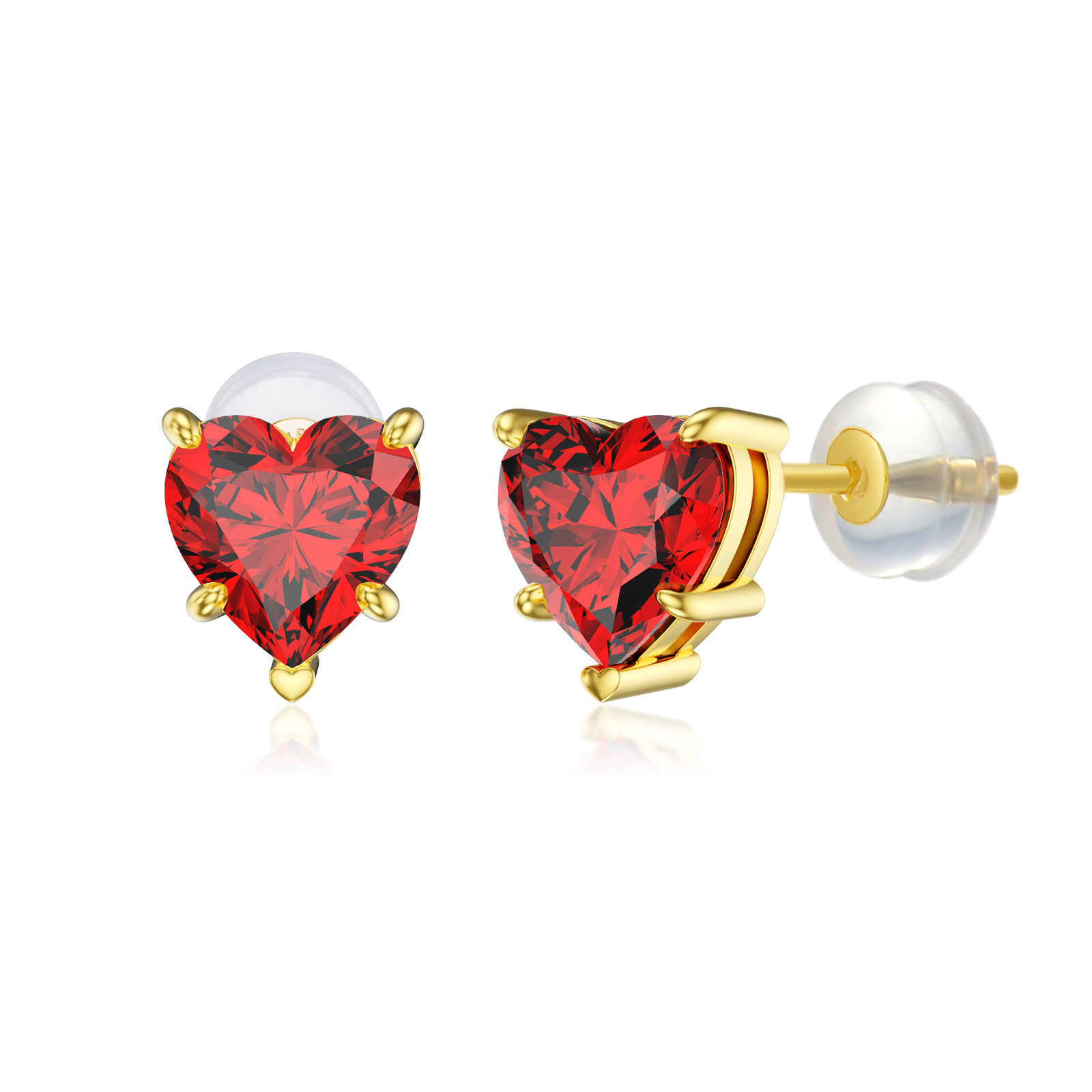 14K Gold Cubic Zirc… - image