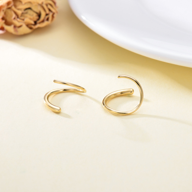 Boucles d'oreilles en or 14K-3