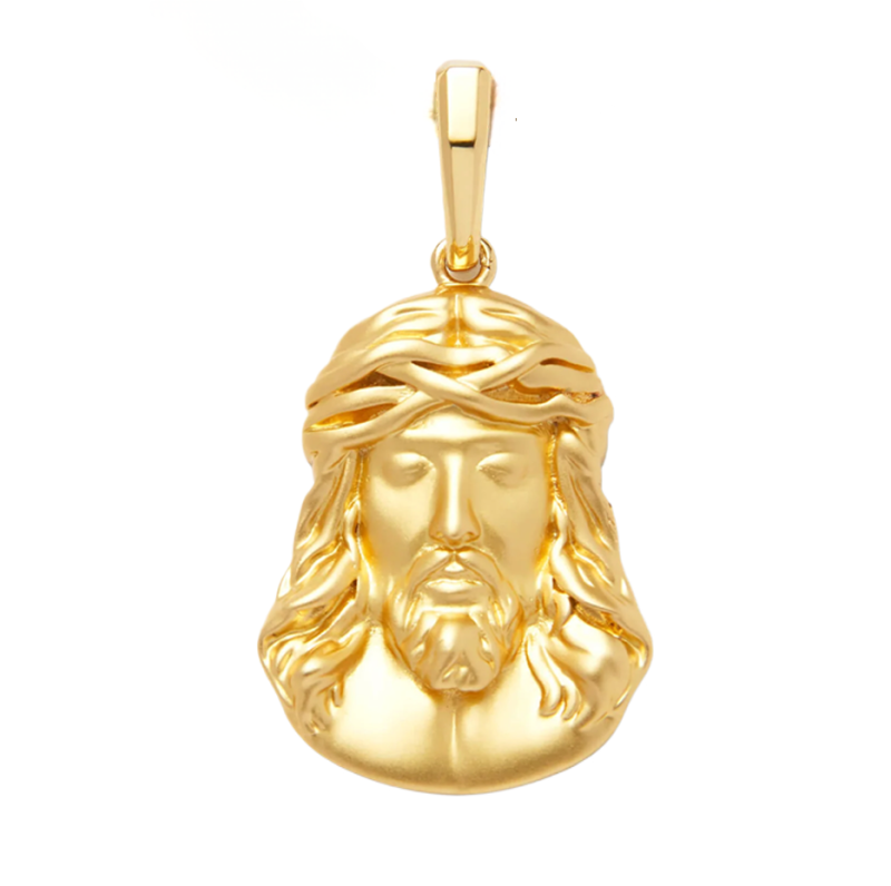 Pendentif Jésus en or 14 carats-1