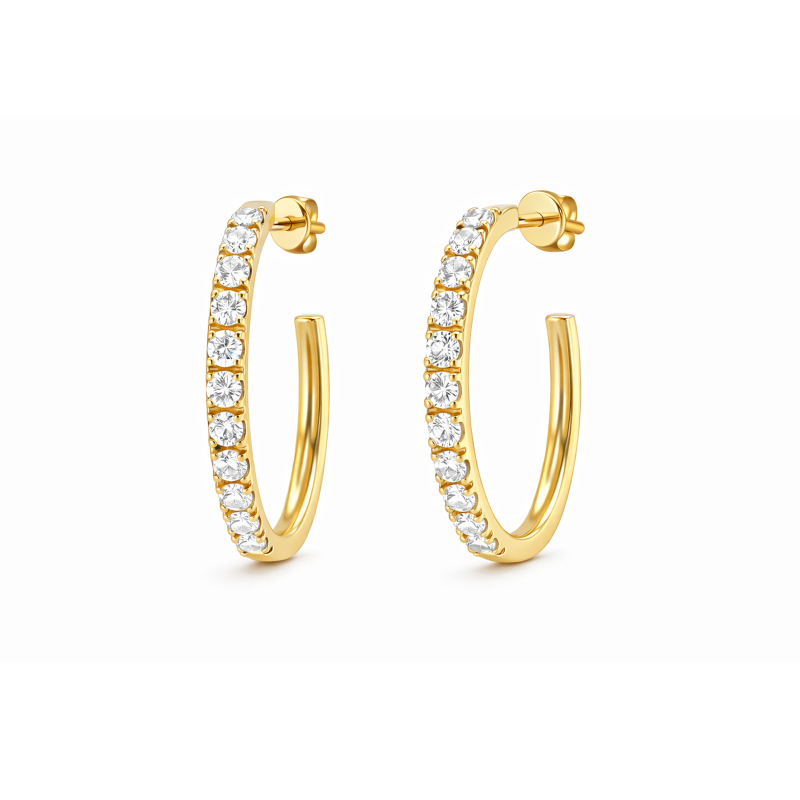 14-Karat-Gold-Labor-Diamant-Steckohrringe-1