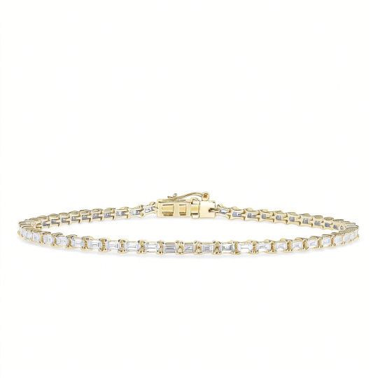 14K Gold Laboratory Diamonds Tennis Bracelet