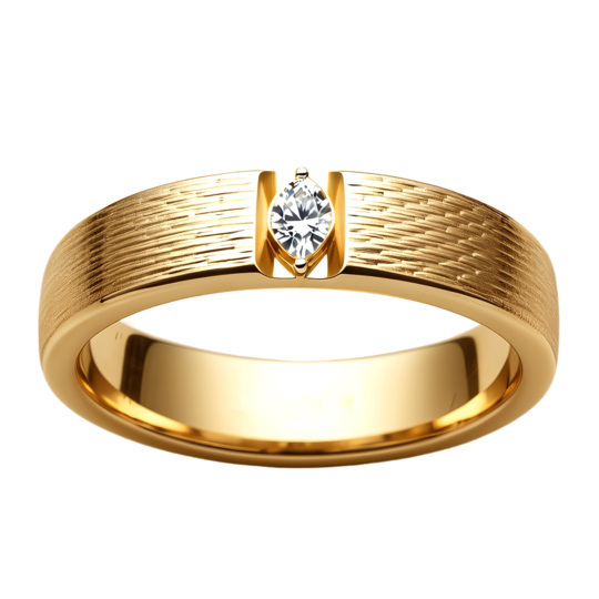 14K Gold Marquise Cut Lab Diamonds Custom Engagement Ring