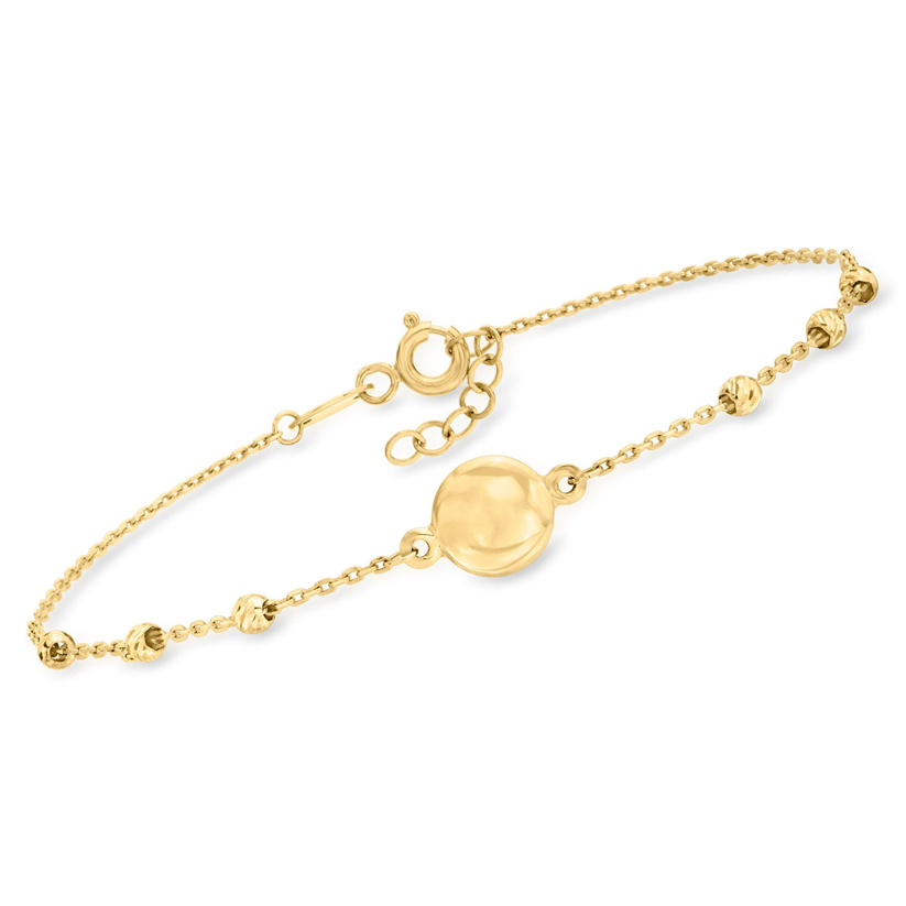 14K Gold Metal Bead… - image