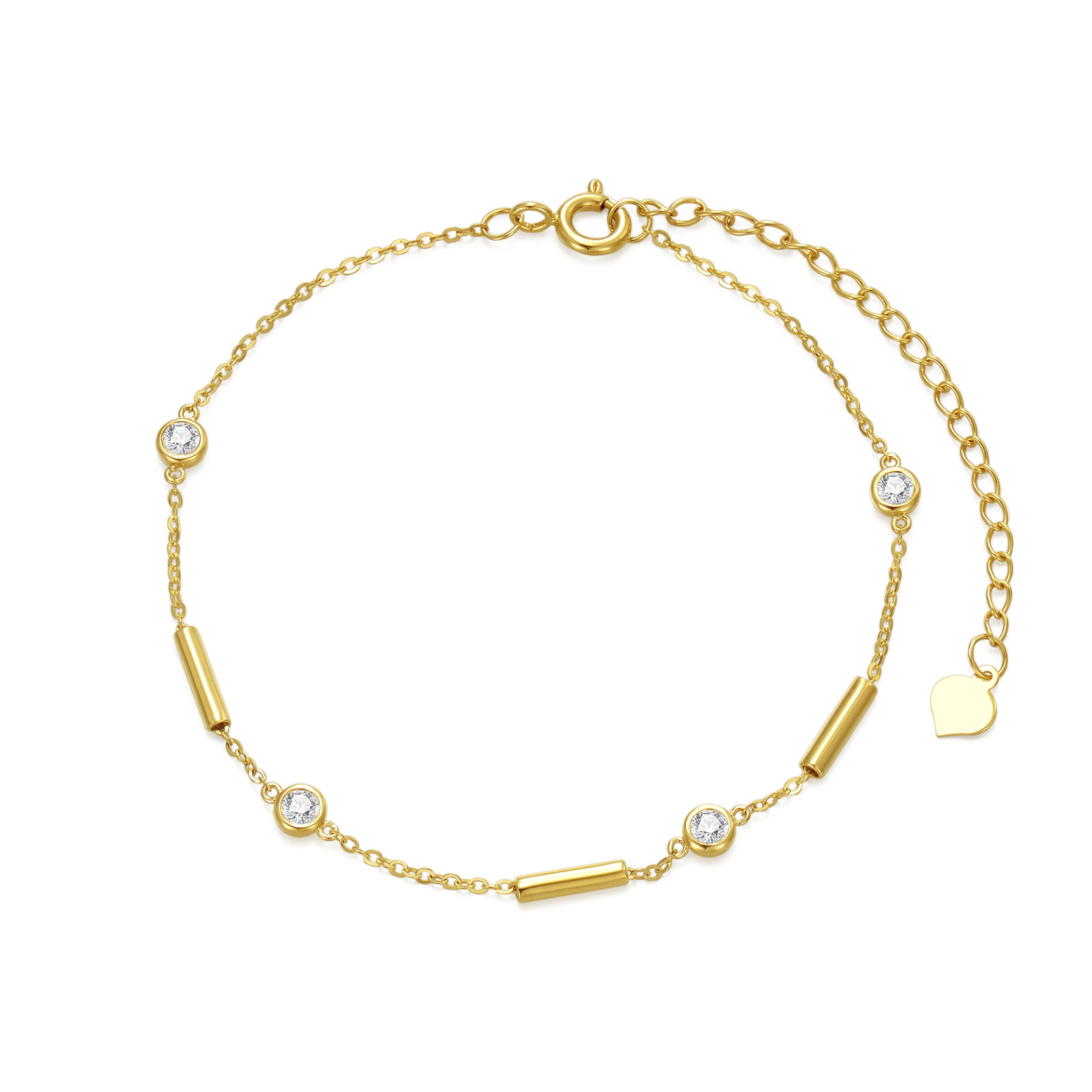 14K Gold Moissanite… - image