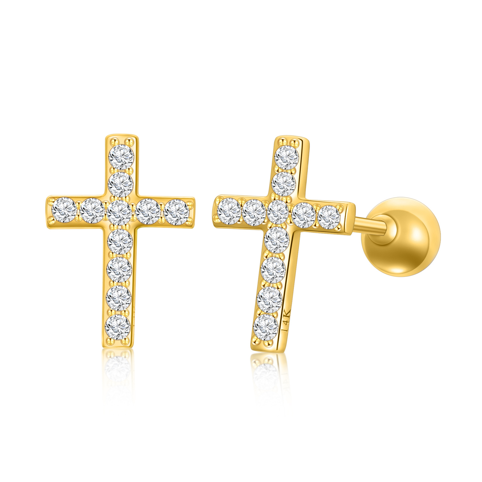 14K Gold Moissanite… - image