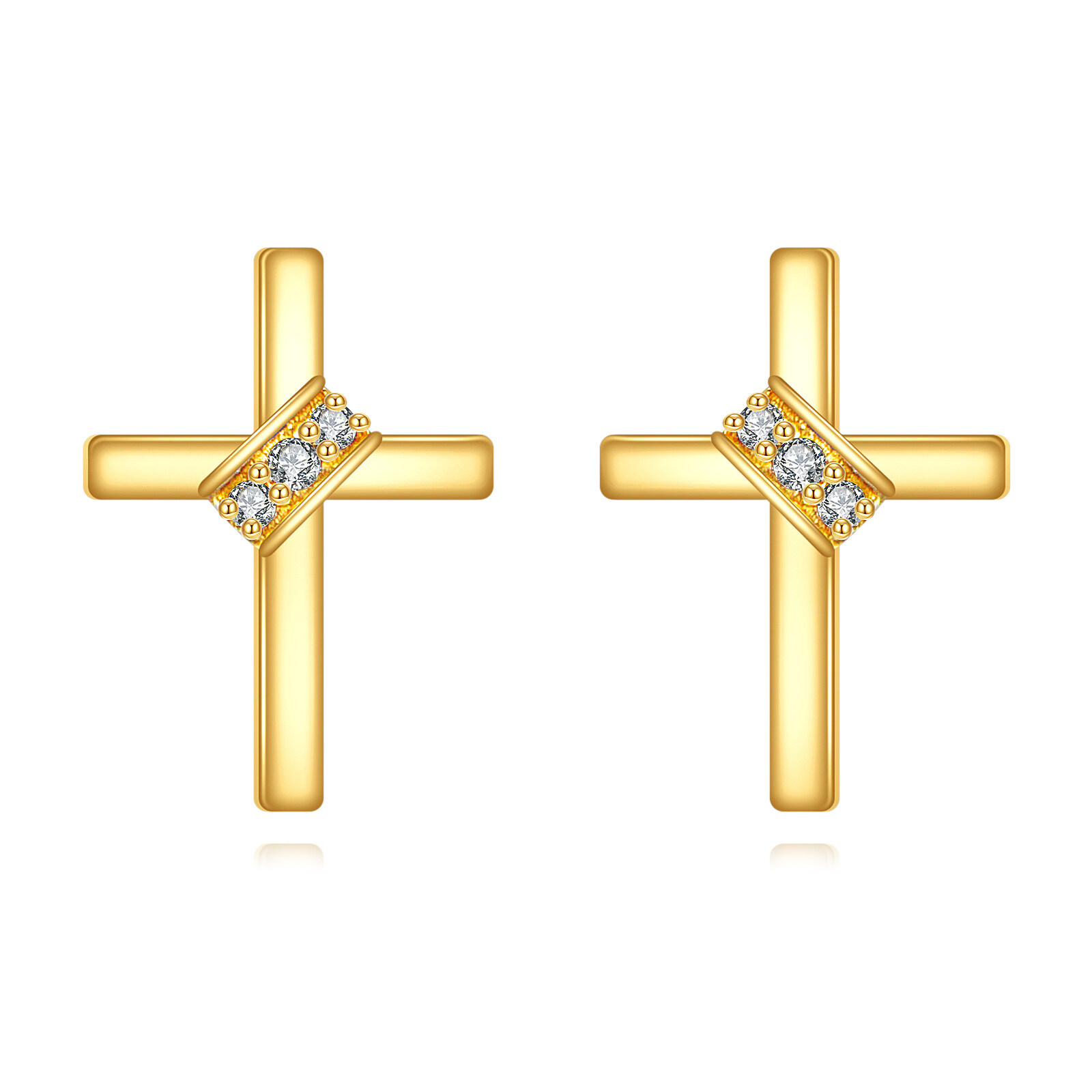 14K Gold Moissanite… - image