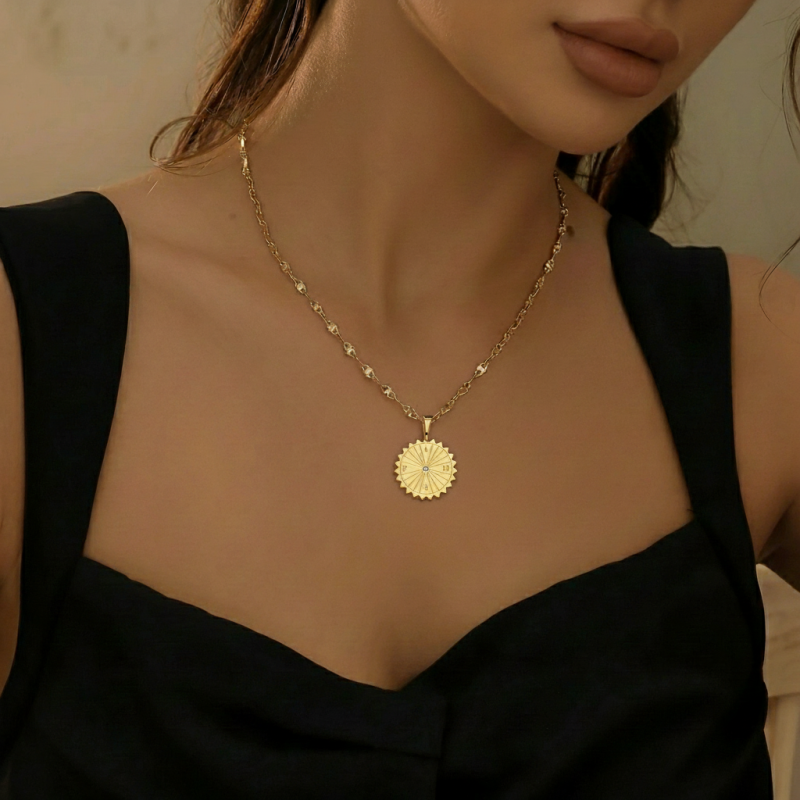 Pendentifs en or 18K gravables en moissanite avec lettre initiale-2
