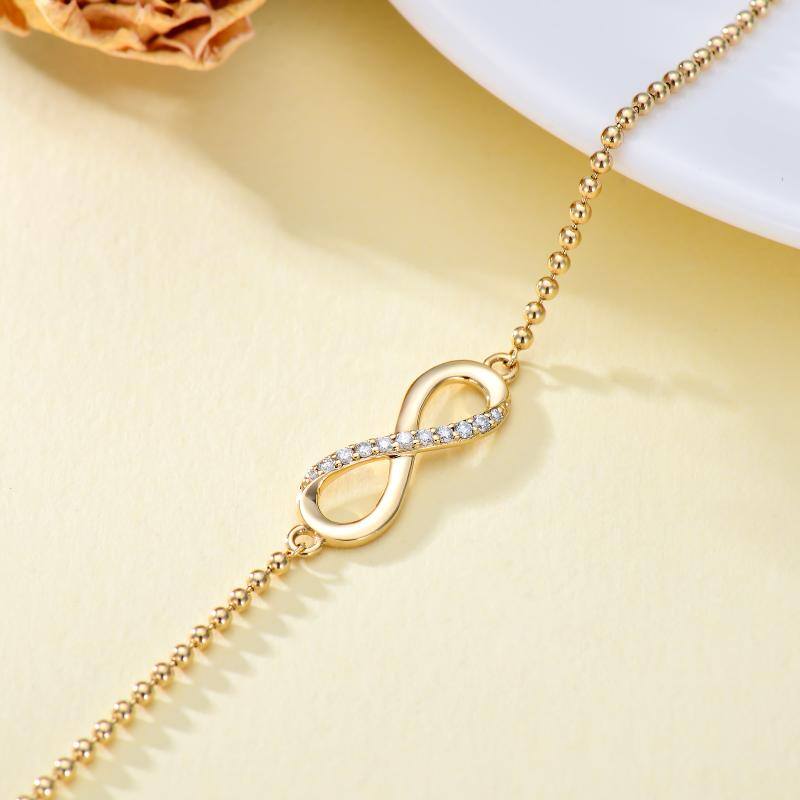 14K Gold Moissanite… - image