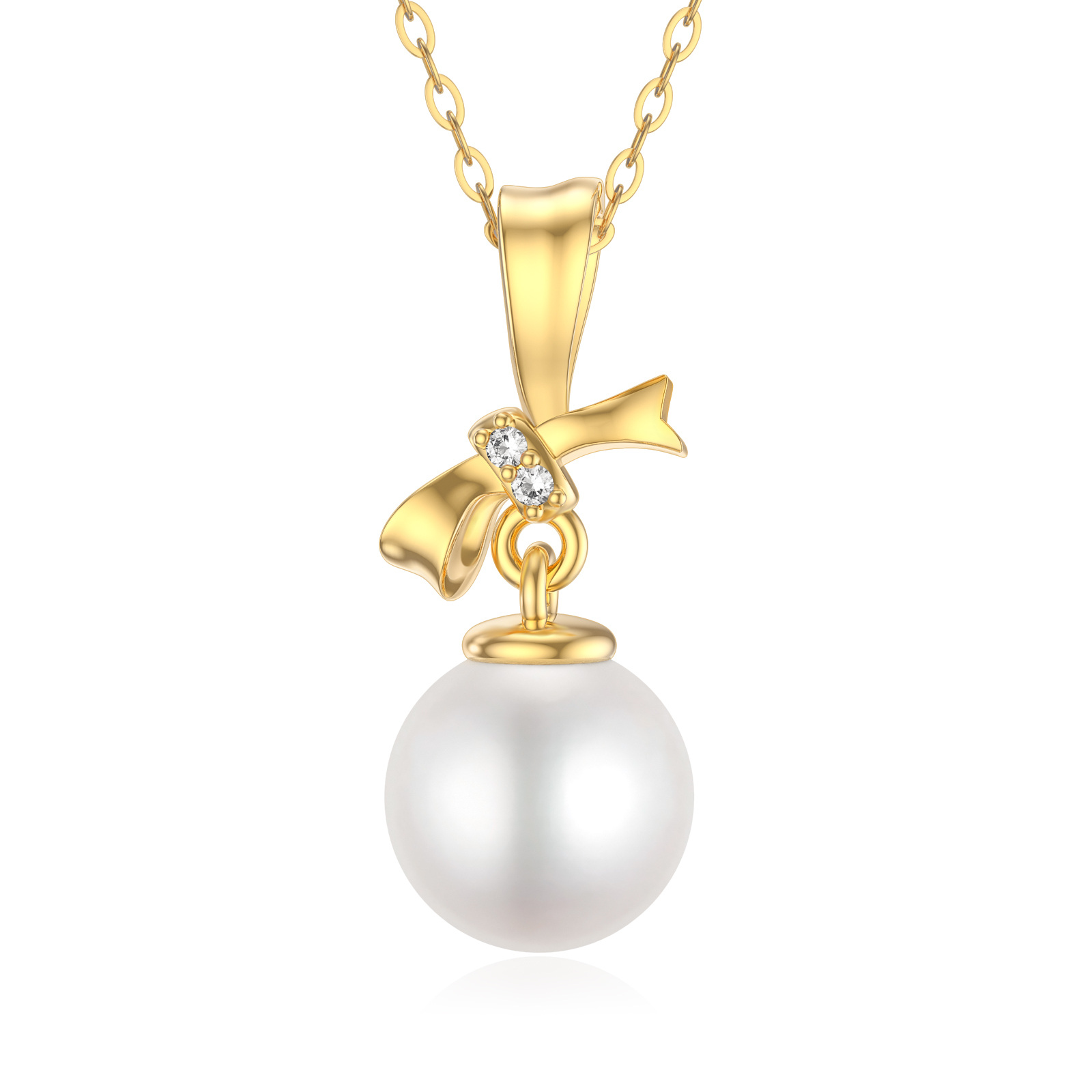 14K Gold Moissanite… - image