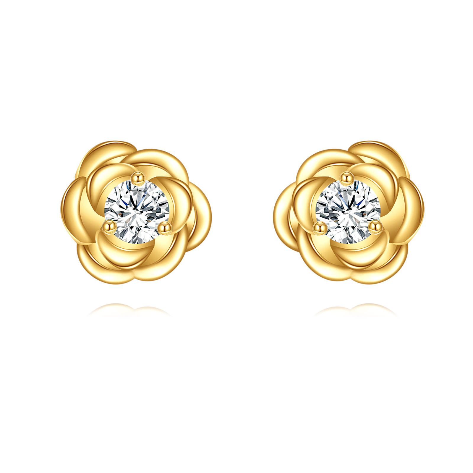 14K Gold Moissanite… - image